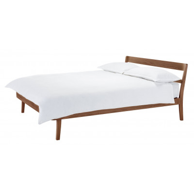 Habitat Tatsuma Kingsize Wooden Bed Frame - Walnut