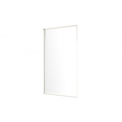 Argos Home 1375x755mm Fully Framed Shower Screen White