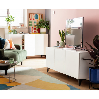 HAB JACKSON TV UNIT 3 DOOR WHITE