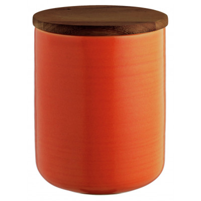 KAHALA. STORAGE JAR ORANGE H14CM