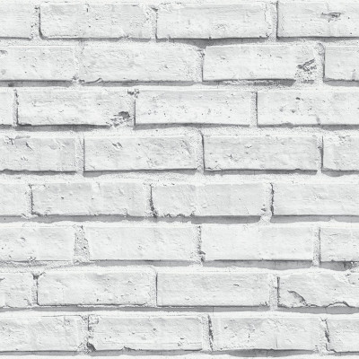 ARTHOUSE WHITE BRICK WALLPAPER