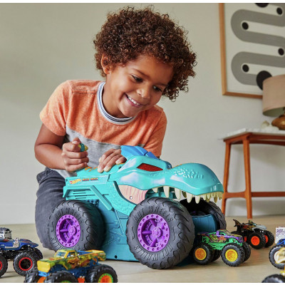 Hot Wheels Monster Trucks Car Chompin' Mega-Wrex Vehicle