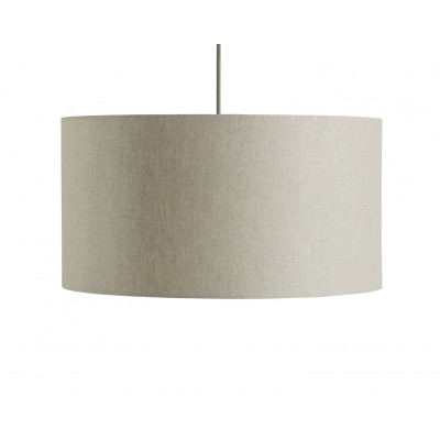 Habitat Oatmeal Linen Effect Easy Fit Drum Lampshade - 49cm