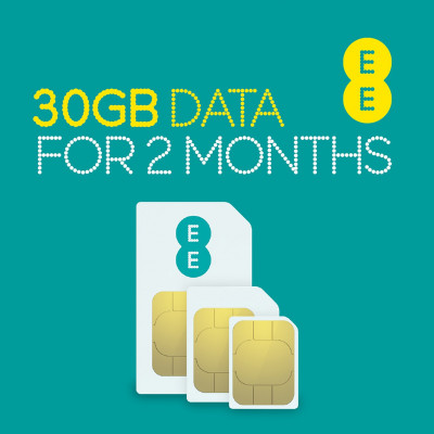 EE PAYG MBB 2021 $30 30GB 2 MONTHS SIM