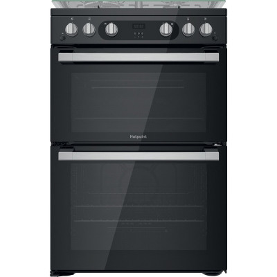 HOTPOINT HDM67G0C2CB/UK GAS COOKER BLK
