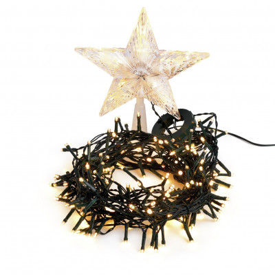 Habitat Tree Topper 190 Warm White LED Lights – 1.8m
