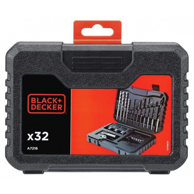 Black + Decker 32 Piece Drill Bit Set