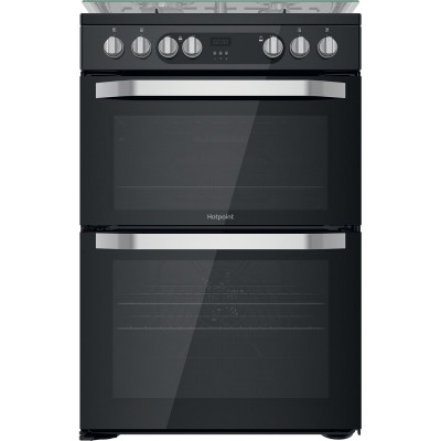 Hotpoint HDM67G9C2CB/UK Dual Fuel Cooker - Black