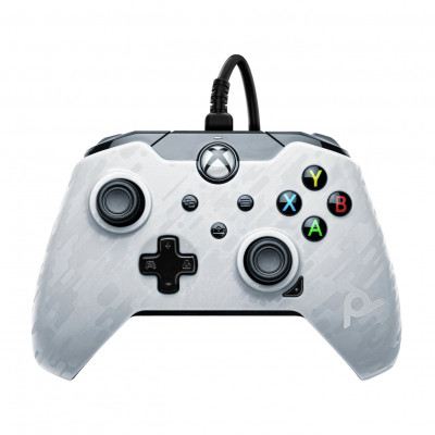 PDP WIRED CONTROLLER XBSX WHITE CAMO