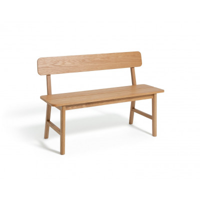 Habitat Nel Wood Oak Dining Bench - Natural