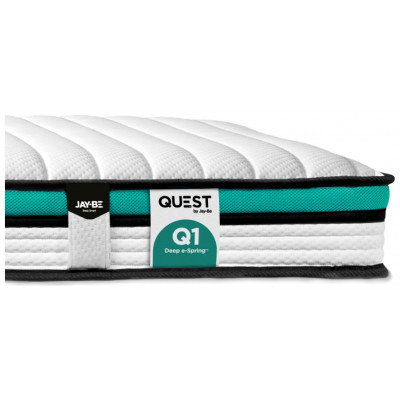 Jay-Be Quest Q1 Eco Deep E-Sprung Kids Single Mattress