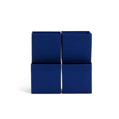 Habitat Set of 4 Plain Storage Boxes - Blue