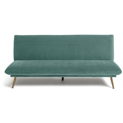 Habitat Matteo Velvet Clic Clac Sofa Bed - Teal