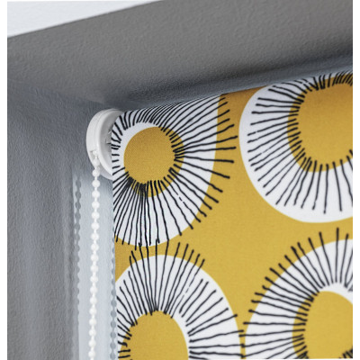 Habitat Evelyn Blackout Roller Blind - Yellow - 3ft