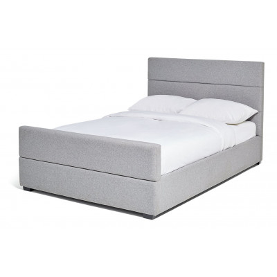 Argos Home Costa Fabric Superking Ottoman Bed Frame - Grey
