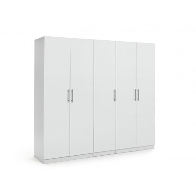 Habitat Munich 5 Door Wardrobe - White