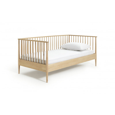 Habitat Knox Spindle Day Bed Frame With Mattress -Birch