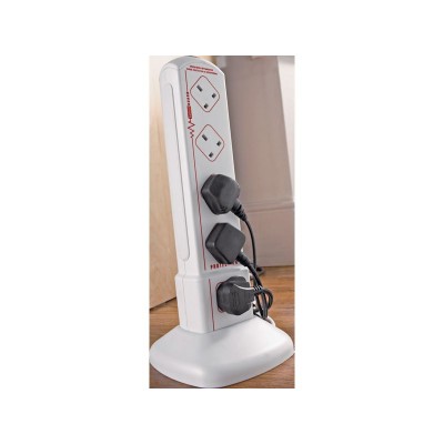 Masterplug 10 Socket Surge Protected Extension Lead - 2m